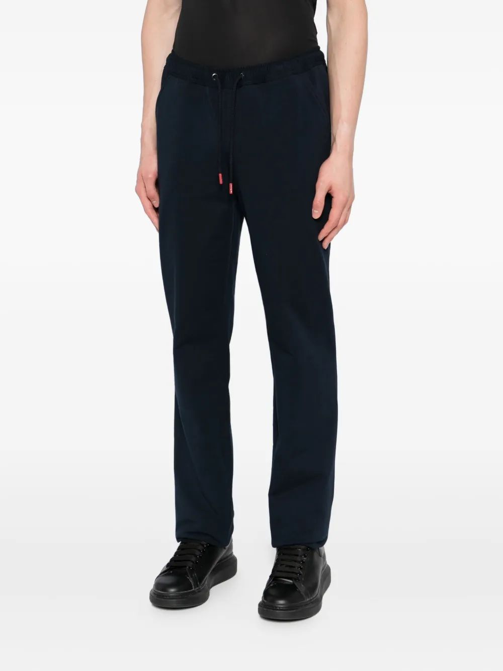Kiton Straight broek Blauw
