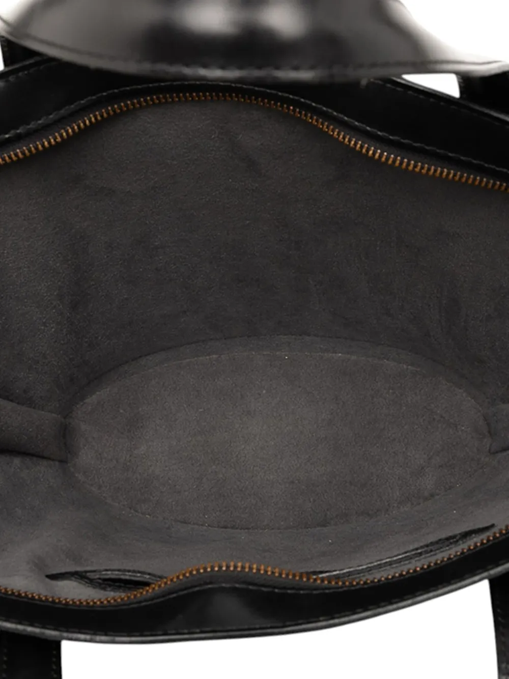 Pre-owned Louis Vuitton 1995 Epi Saint Jacques Pm Short Strap Handbag In Black