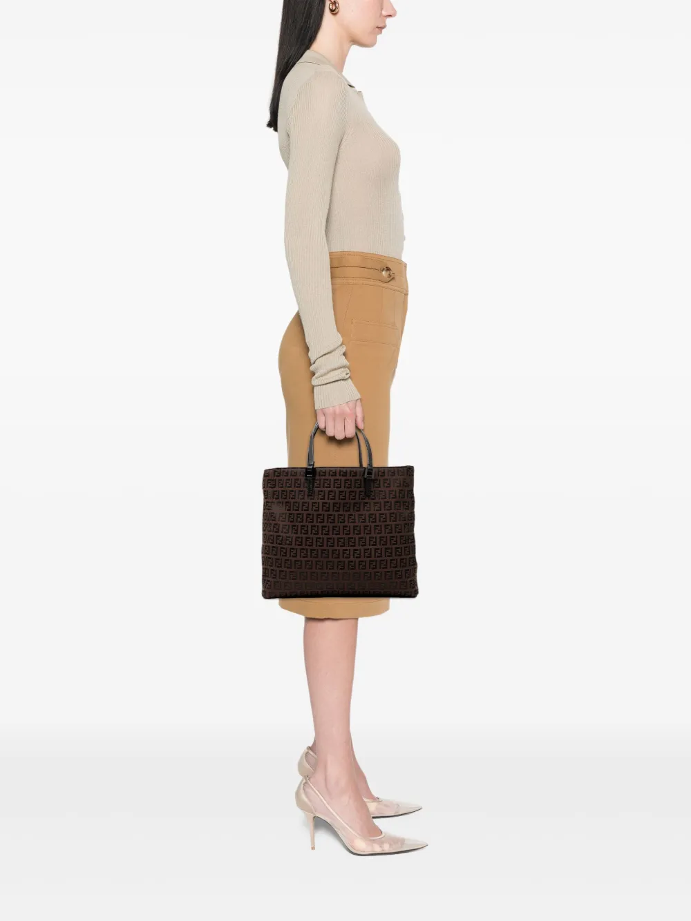 Fendi Pre-Owned 2000-2010 Zucchino Canvas tote bag | Pre-Owned | Image 2