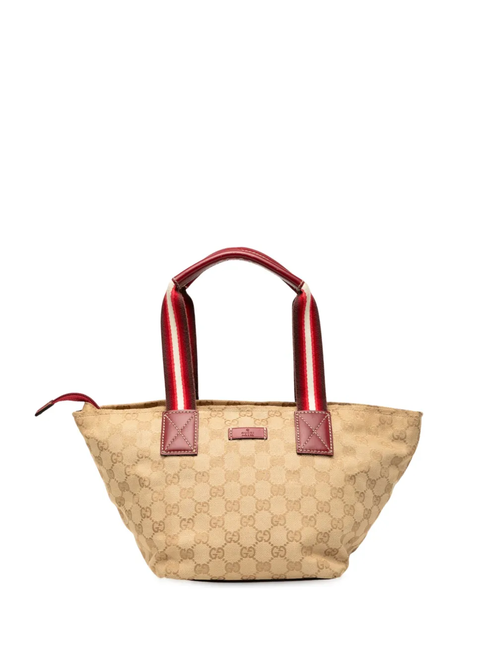 Gucci Pre-Owned GG Canvas Web håndtaske fra 2000-2015 | brun | Image 1