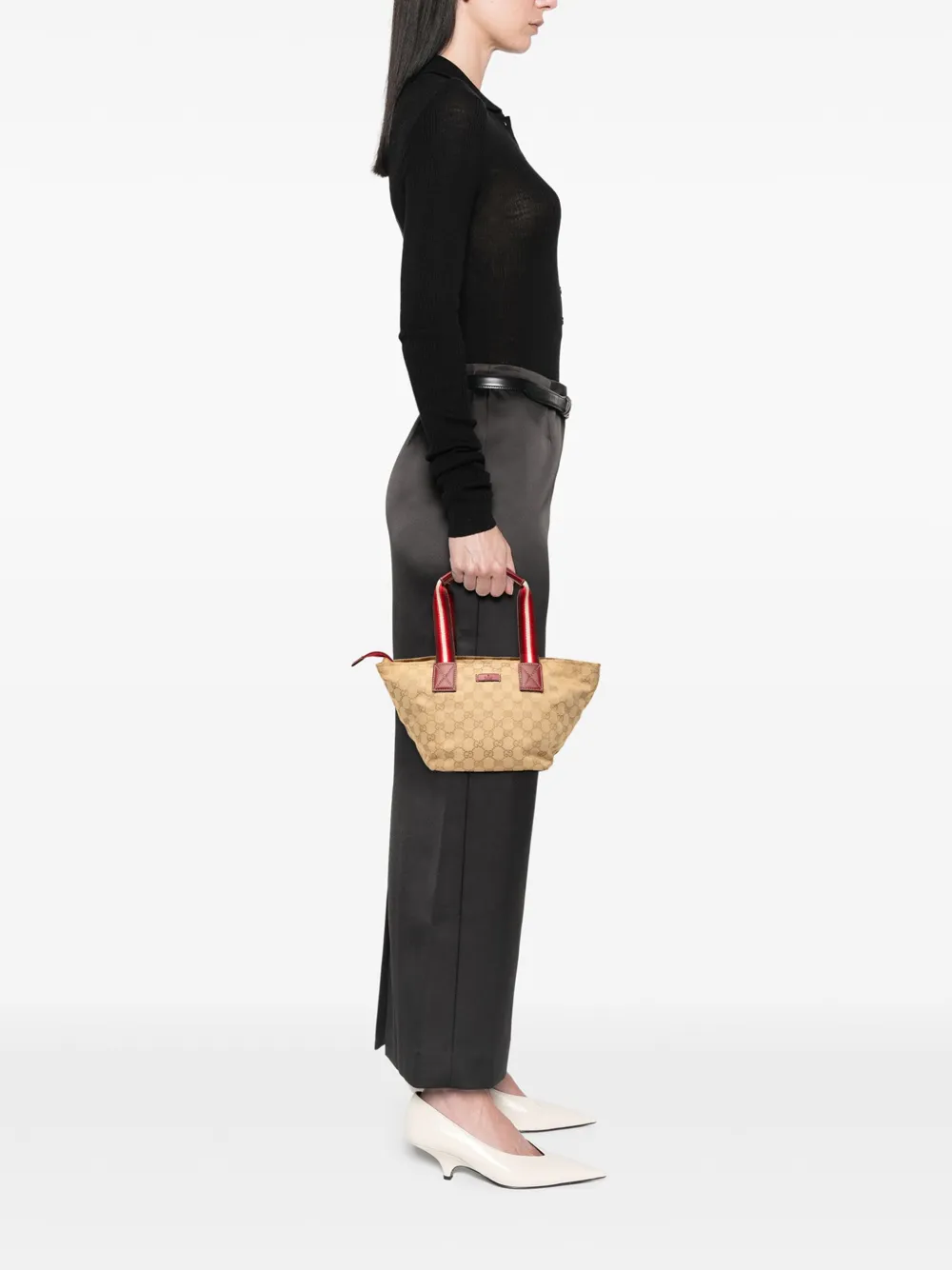 Gucci Pre-Owned GG Canvas Web håndtaske fra 2000-2015 | Pre-owned | Image 2