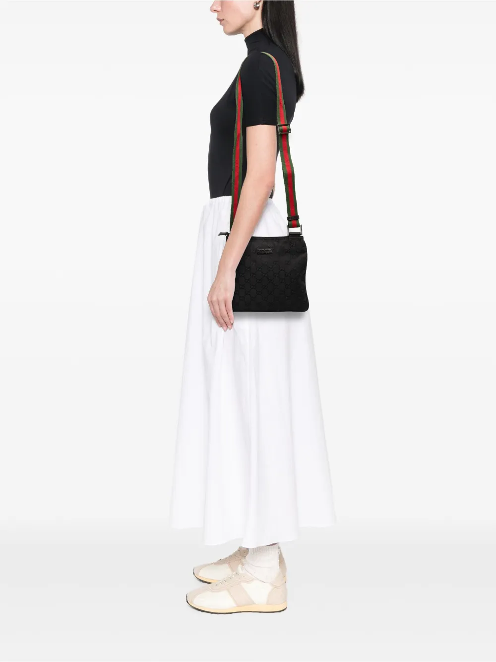 Gucci Pre-Owned 2000-2015 GG Canvas Web crossbody bag | Pre-Owned | Image 2