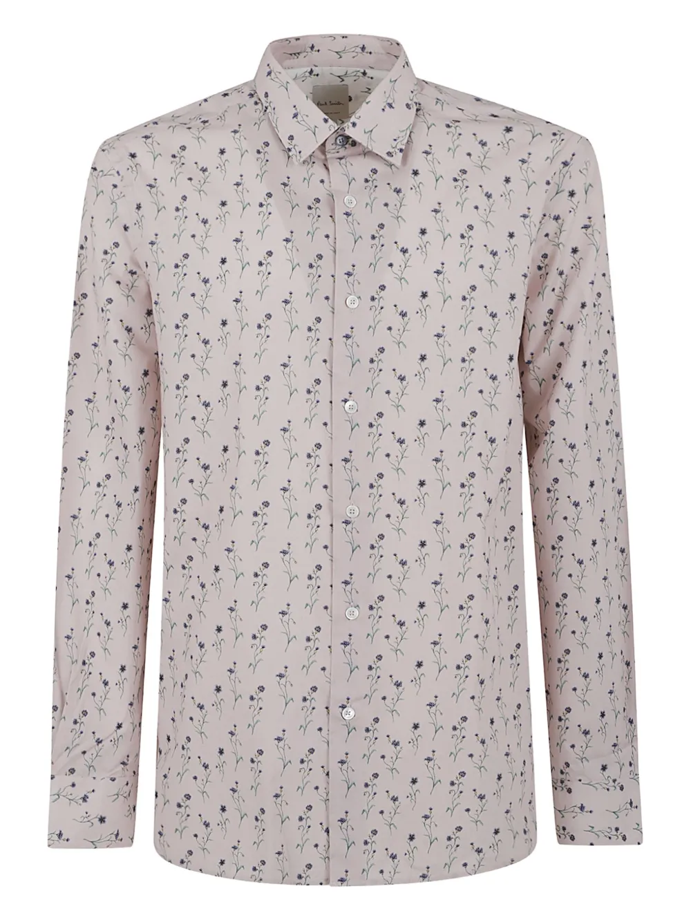 Paul Smith Floral Print Shirt In Neutral