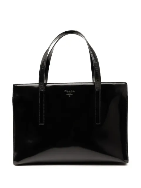 Prada Pre-Owned Borsa tote Spazzolato Re Edition 1995 media 2020-2025