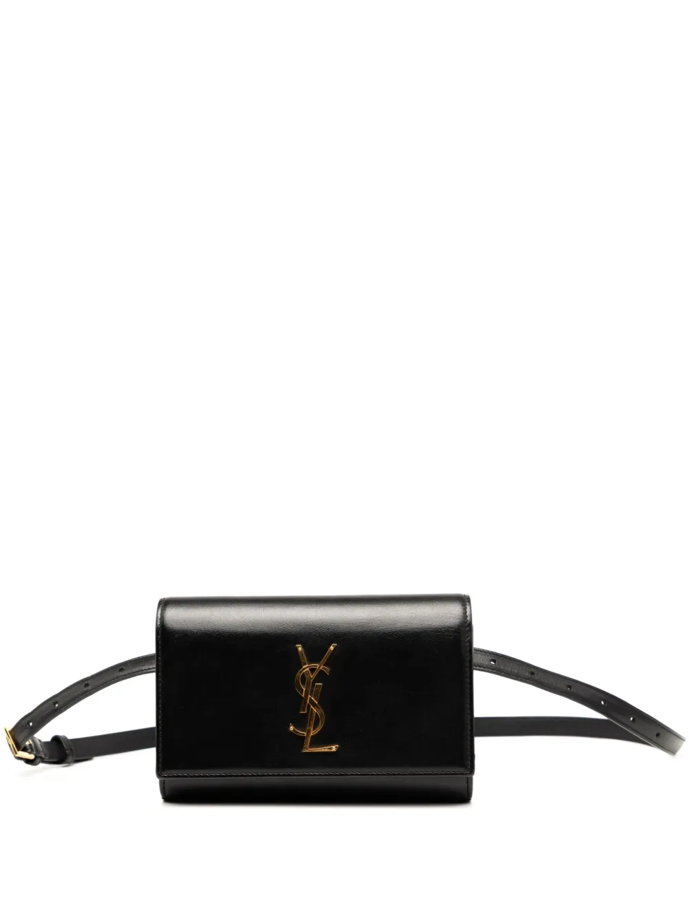 Saint Laurent Pre-Owned 2018 Smooth Calfskin Monogram Kate belt bag | Black | Image 1