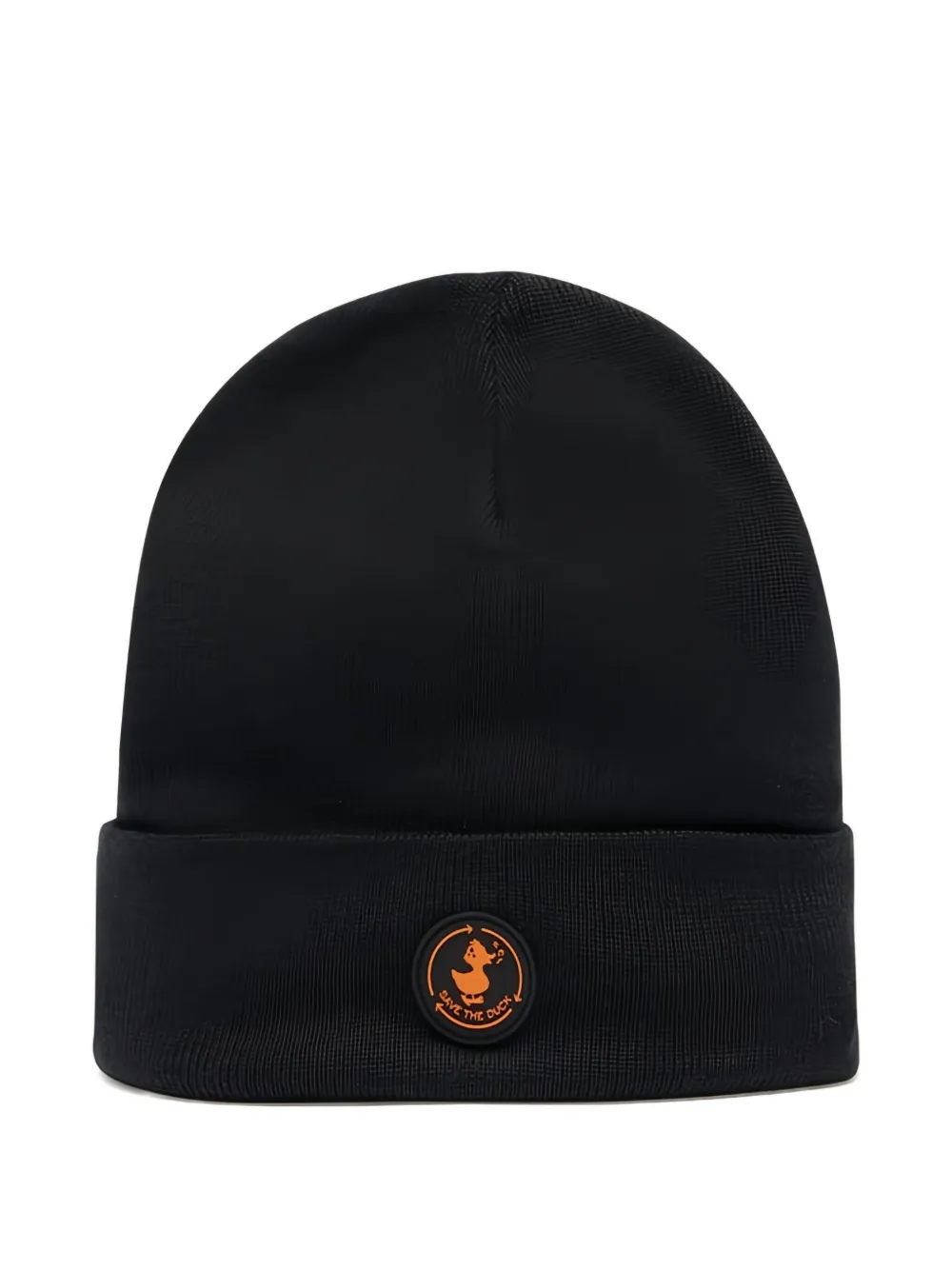 Save The Duck Lou Logo-patch Beanie Hat In Brown