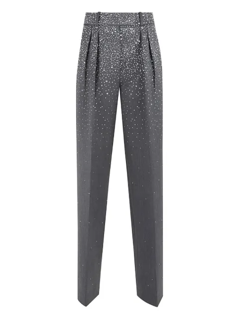 Alex Perry crystal-embellishment trousers