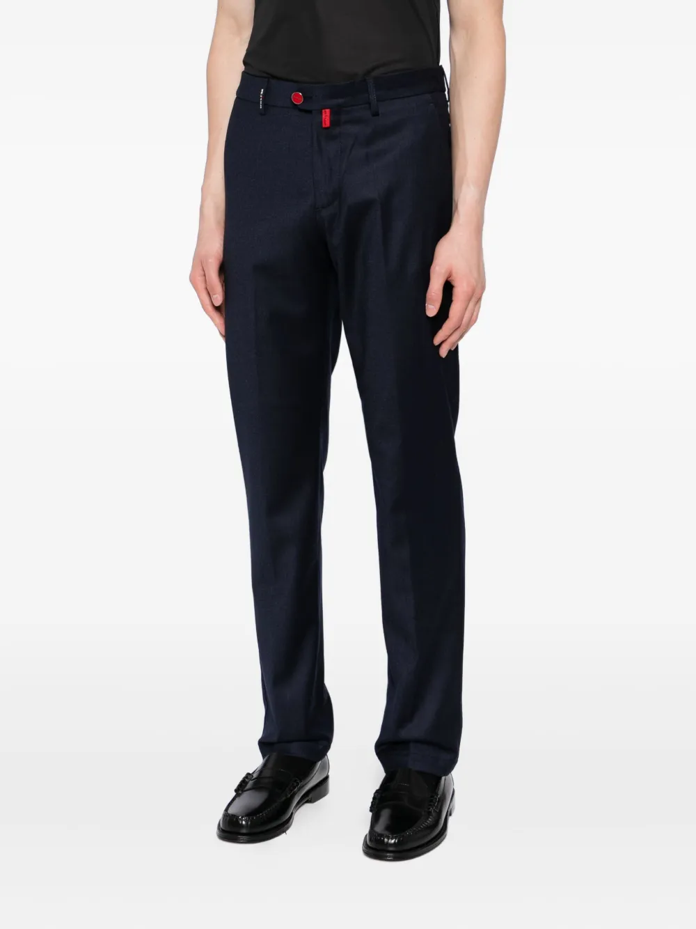Kiton Chino broek Blauw