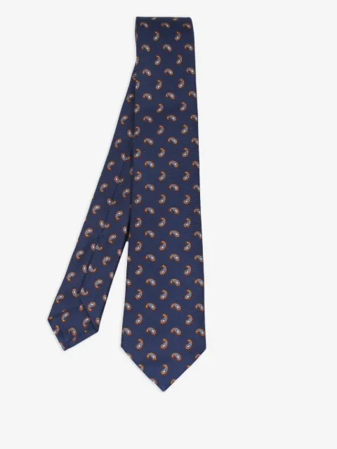 Kiton paisley-pattern tie
