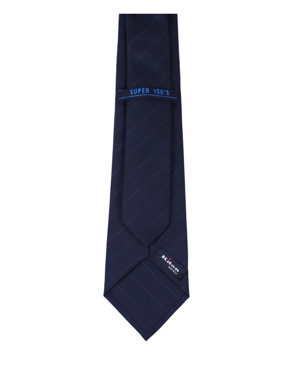 Kiton striped tie - Blauw