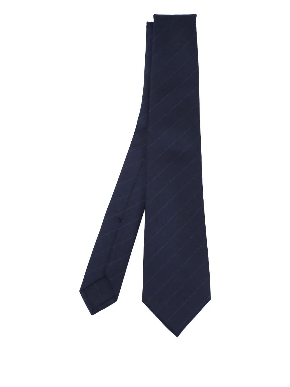 Kiton striped tie - Blu