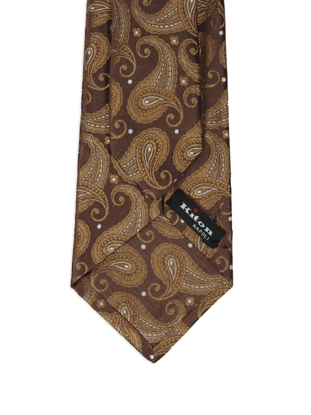 Kiton cravate à motif cachemire | Image 2