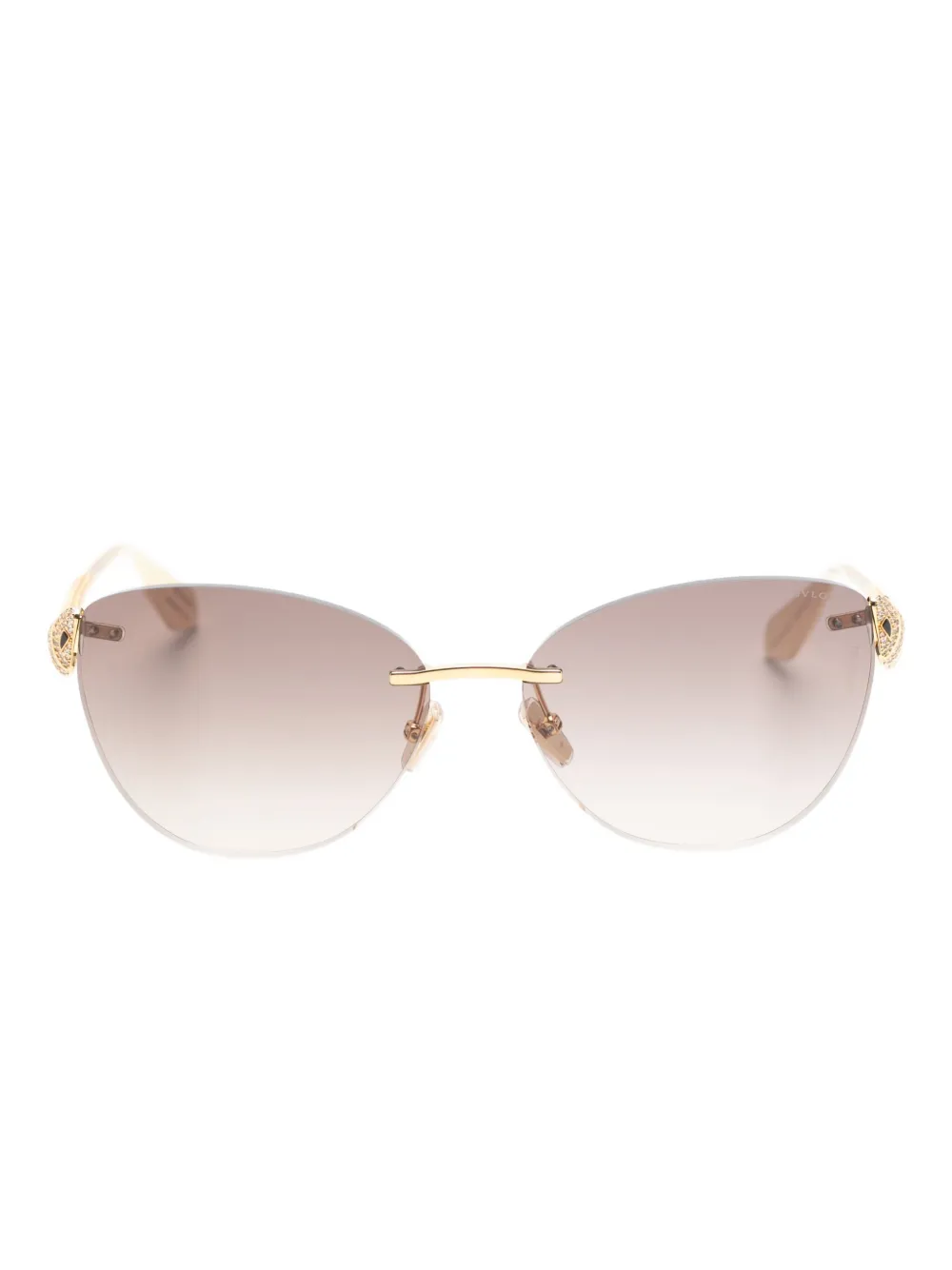 Bvlgari cat eye-frame sunglasses | Gold | Image 1