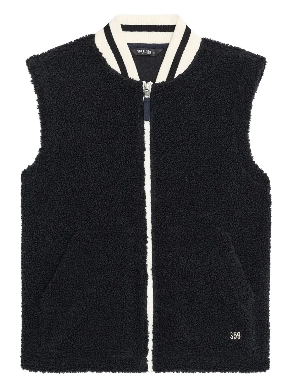 Splits59 Aster Sherpa vest | Black | Image 1