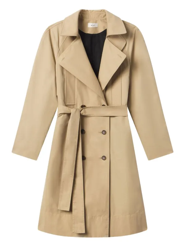 A.L.C. Asher Trench Coat in Neutrals