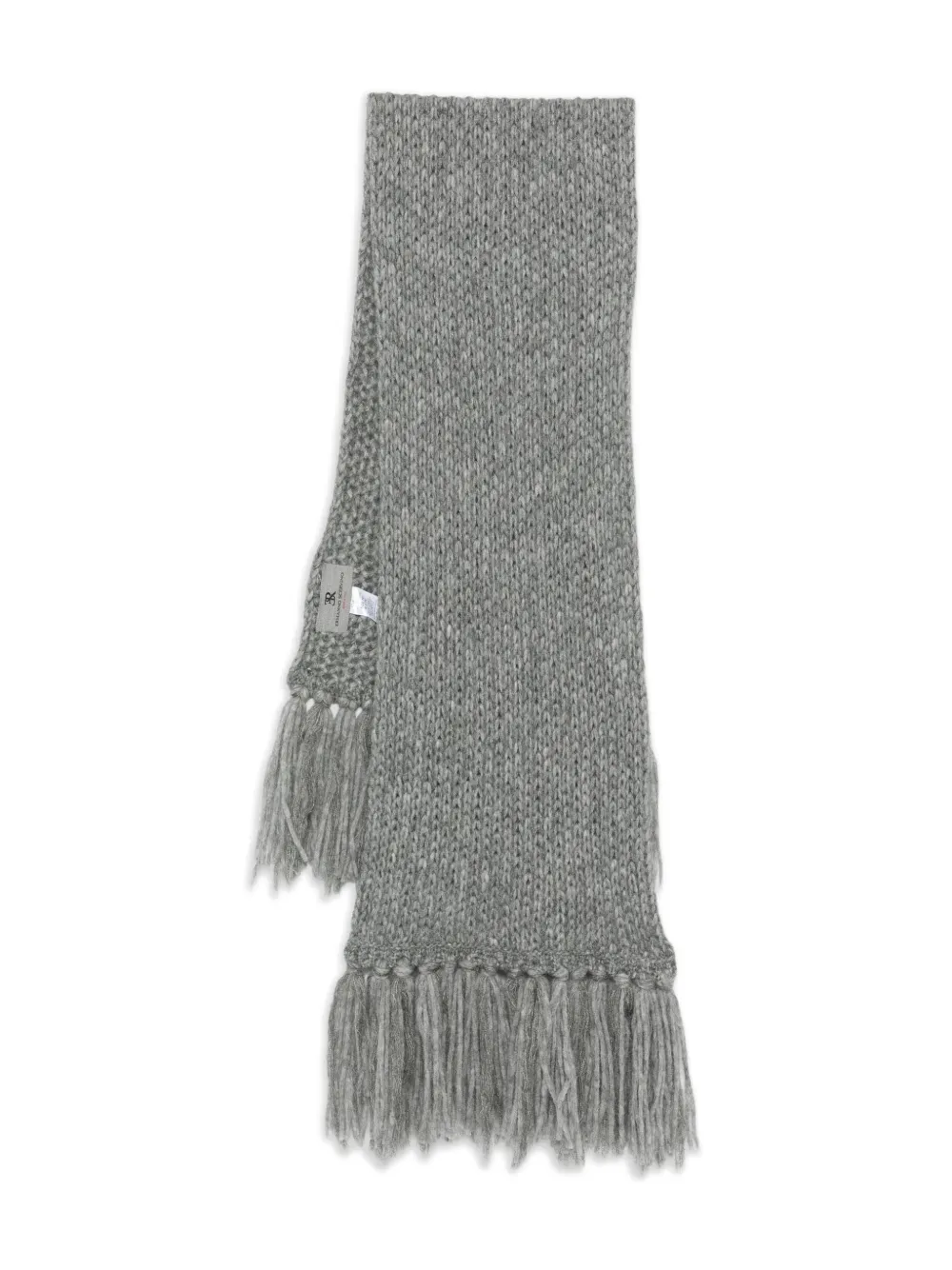 Ermanno Scervino fringed scarf | Grey | Image 1