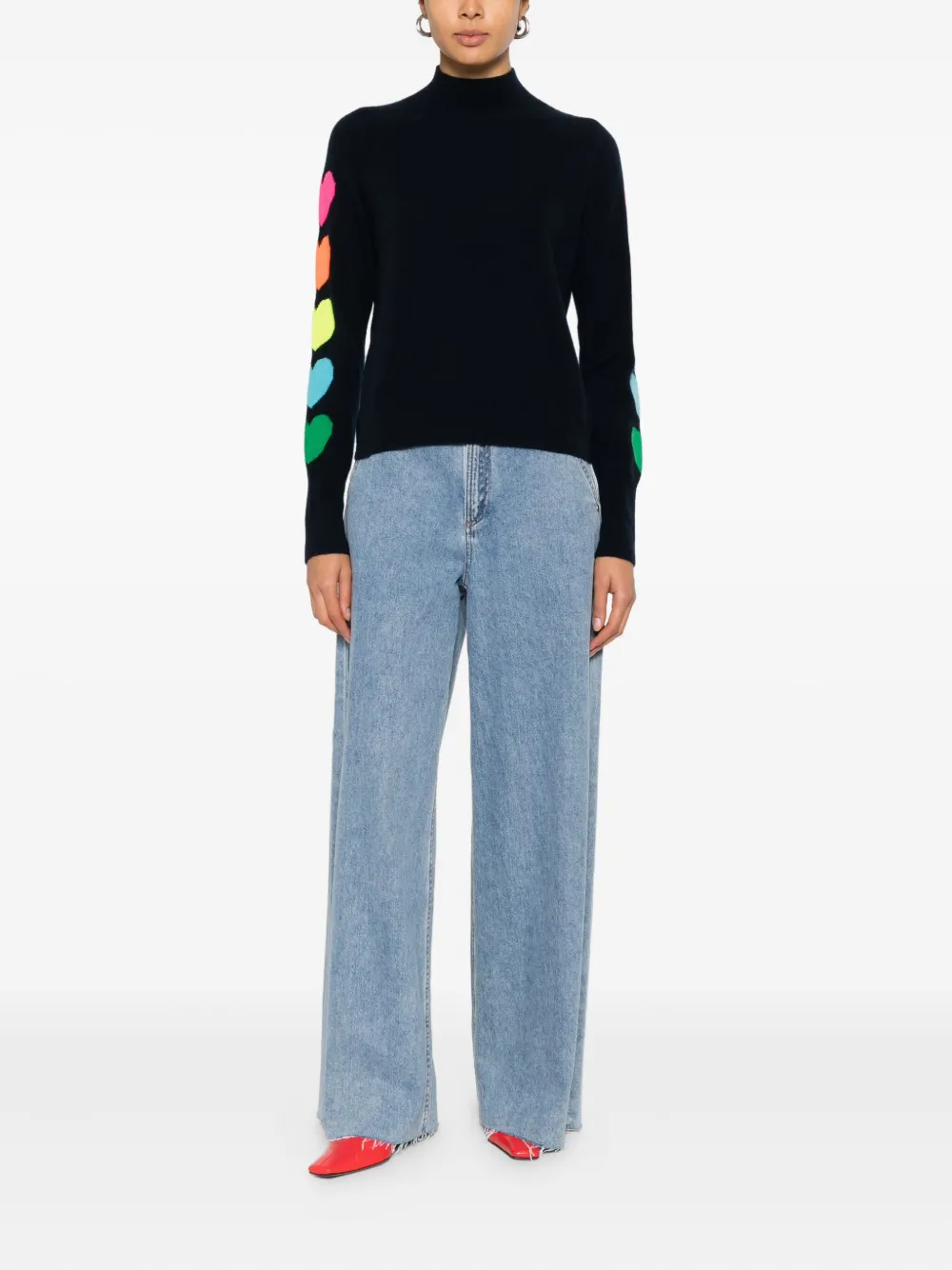 FROM FUTURE heart-motif sweater | Knitted Sweaters | Image 2