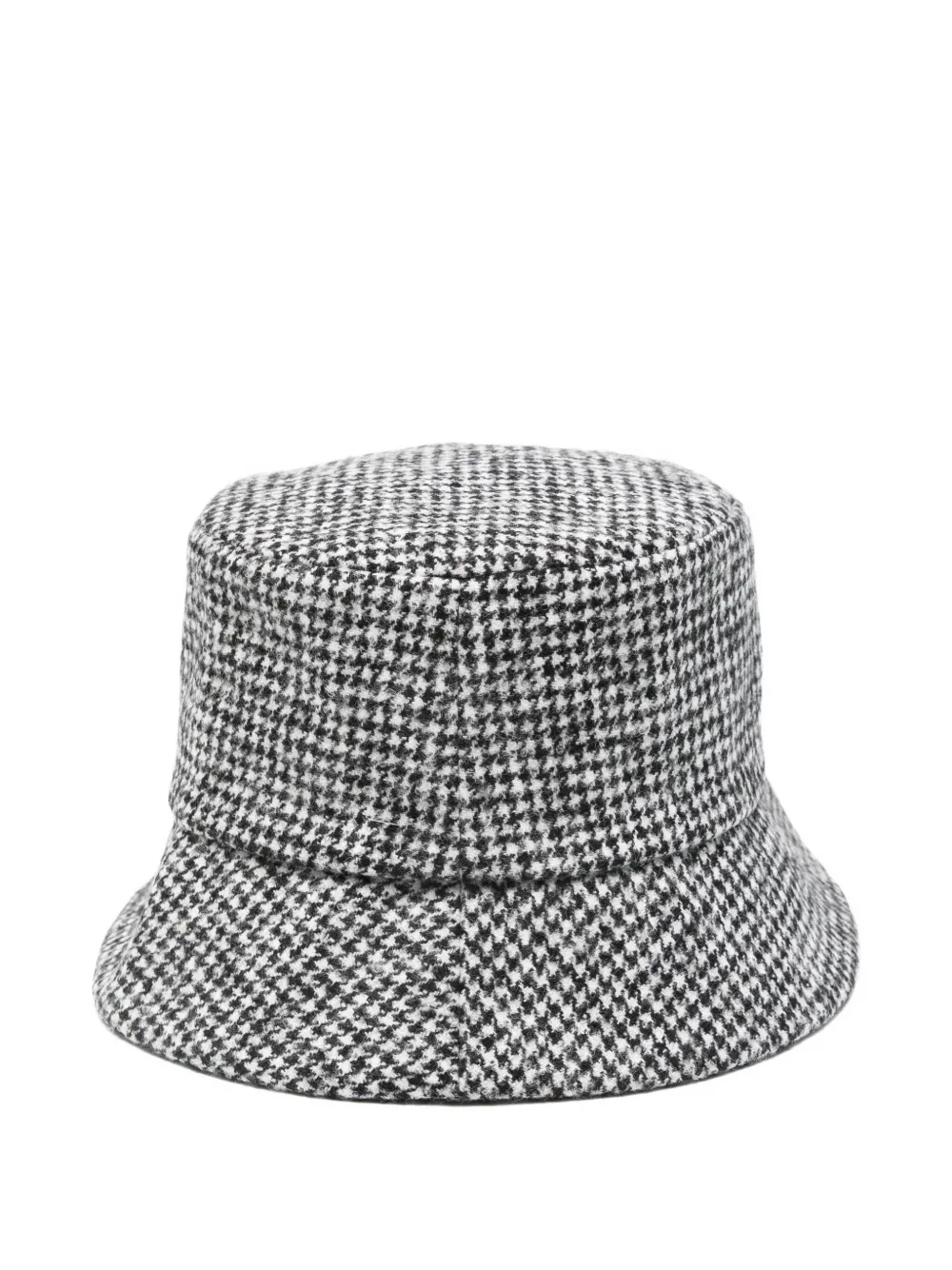 Ermanno Scervino Hoed met pied-de-poule print - Grijs