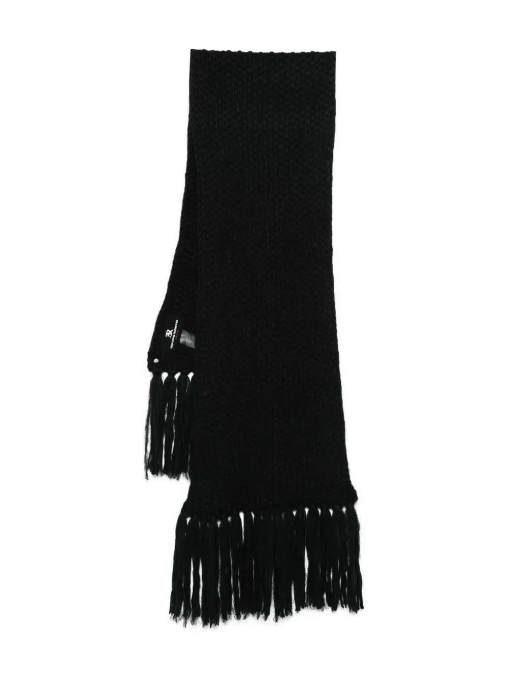 Ermanno Scervino fringed scarf | Black | Image 1
