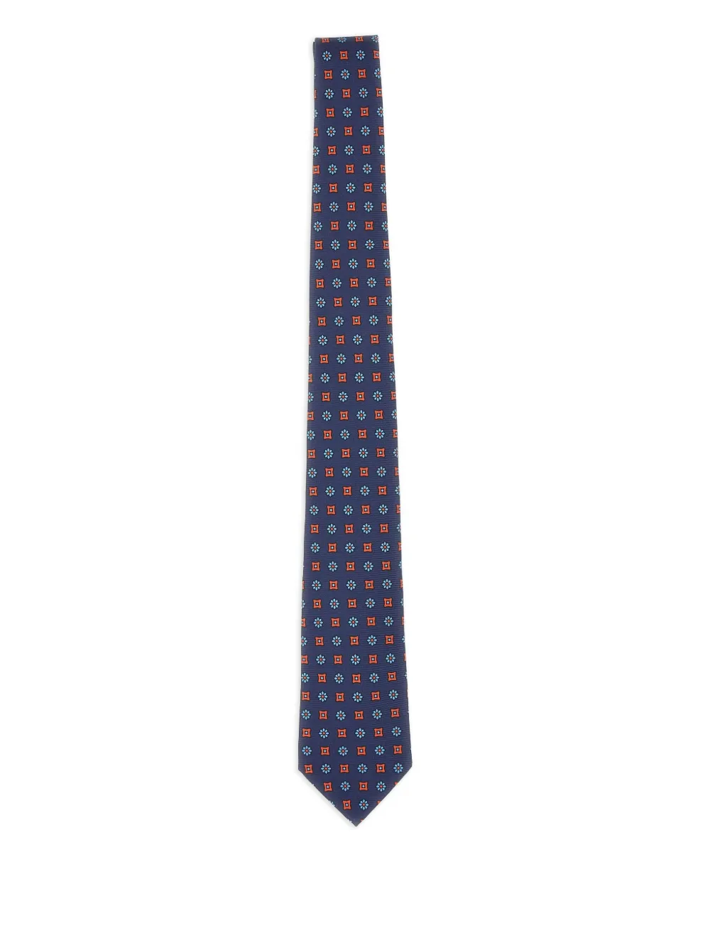 Kiton patterned silk tie | Blue | Image 1