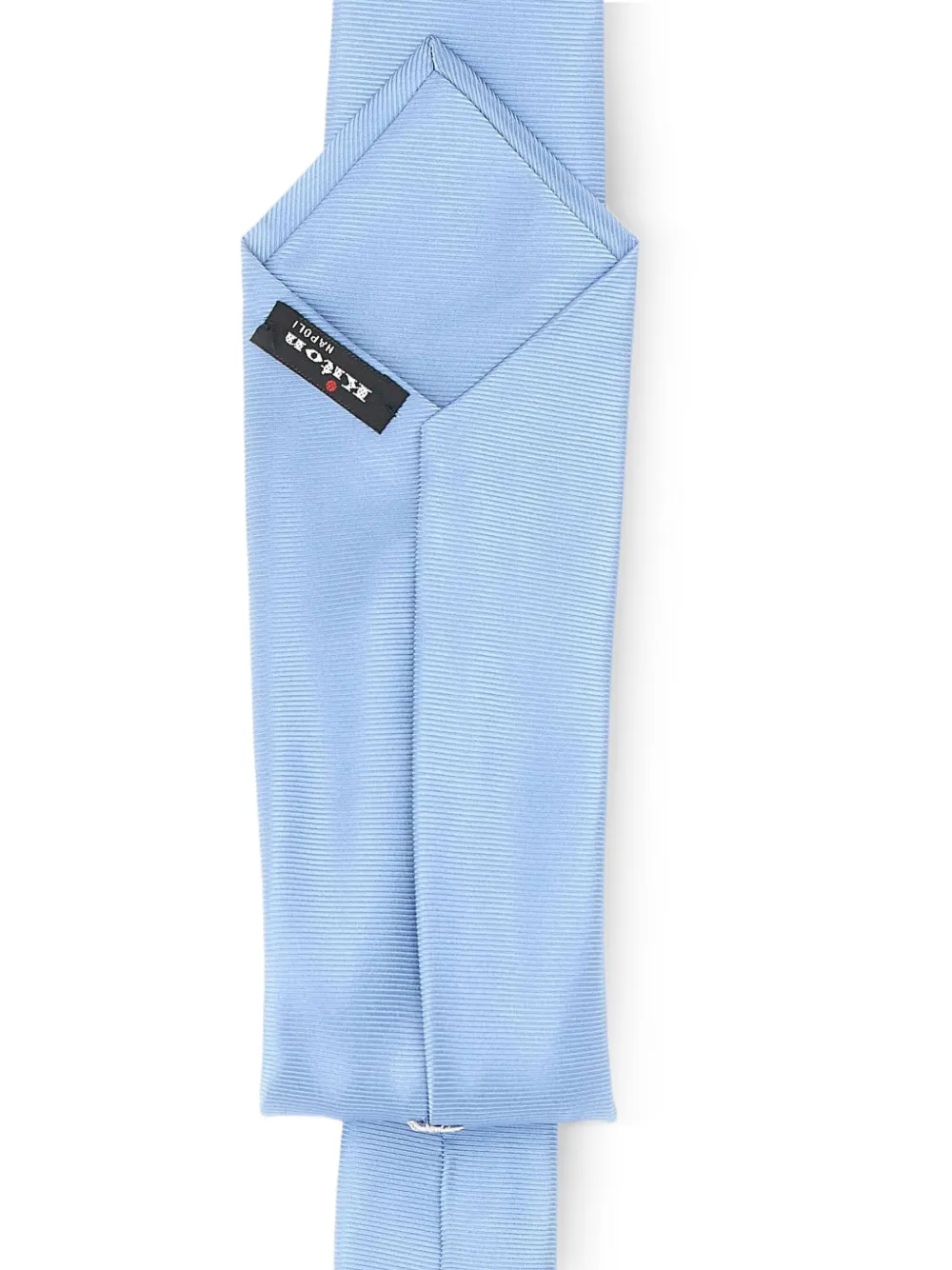 Kiton Zijden stropdas Blauw