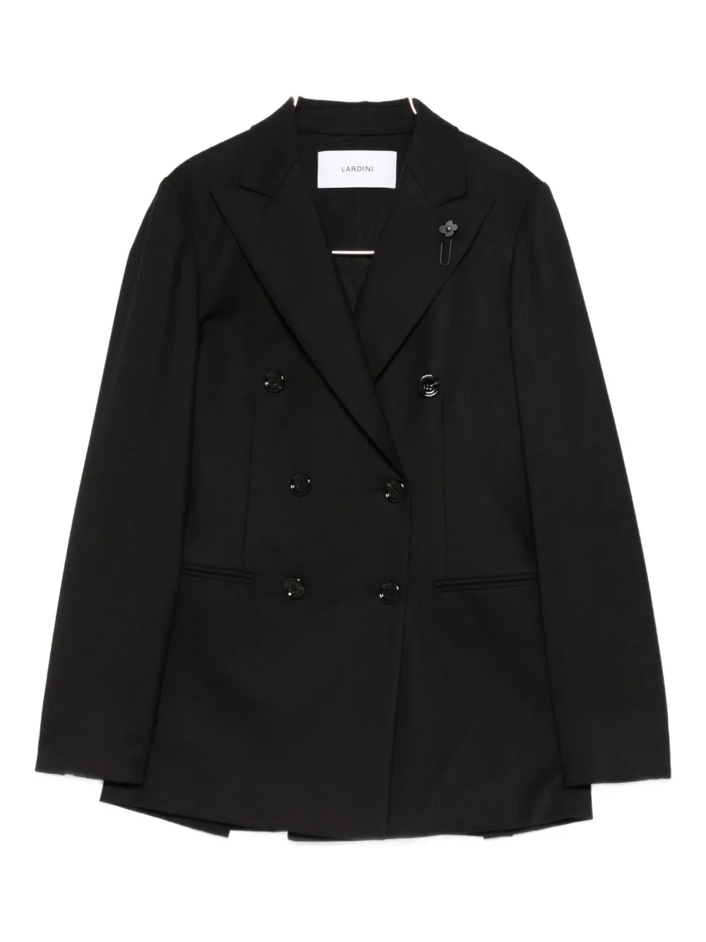 Lardini Adam double-breasted blazer - Nero