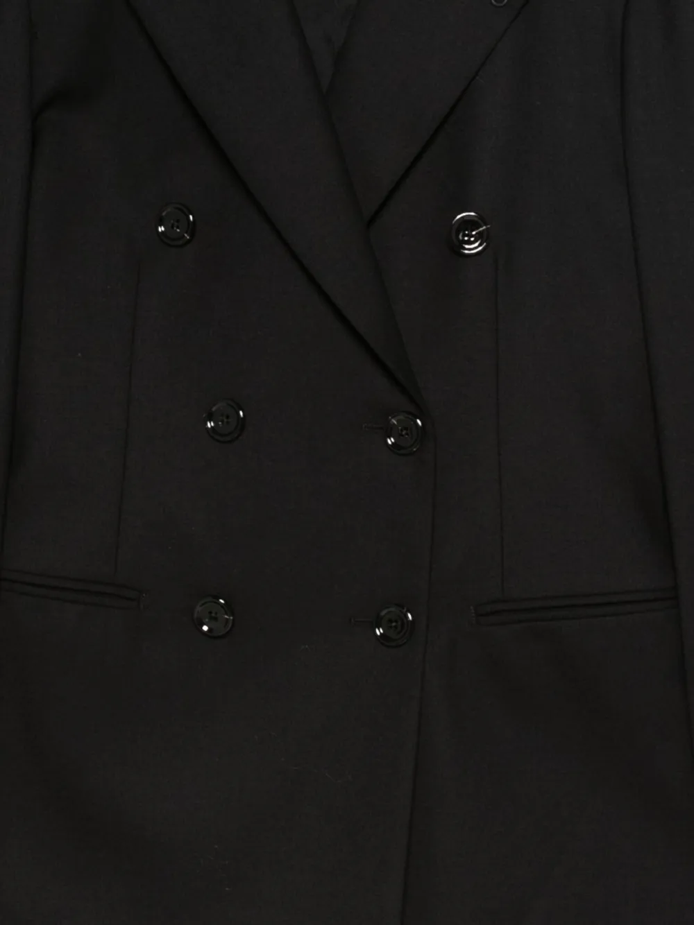 Lardini Adam blazer met dubbele rij knopen Zwart