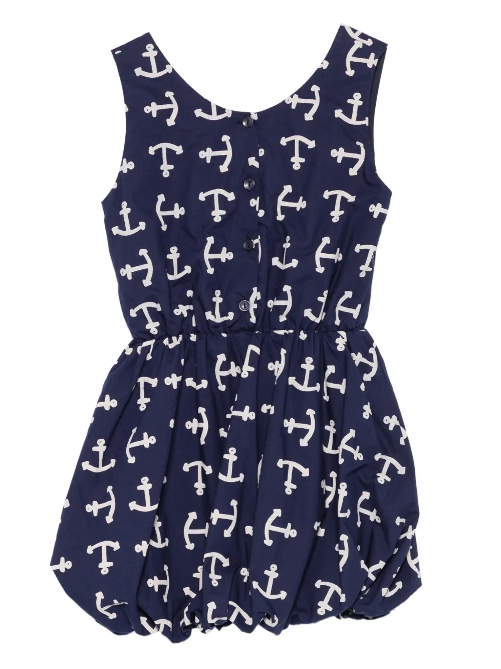  The Animals Observatory Flamingo Anchor-print Dress - Blue 