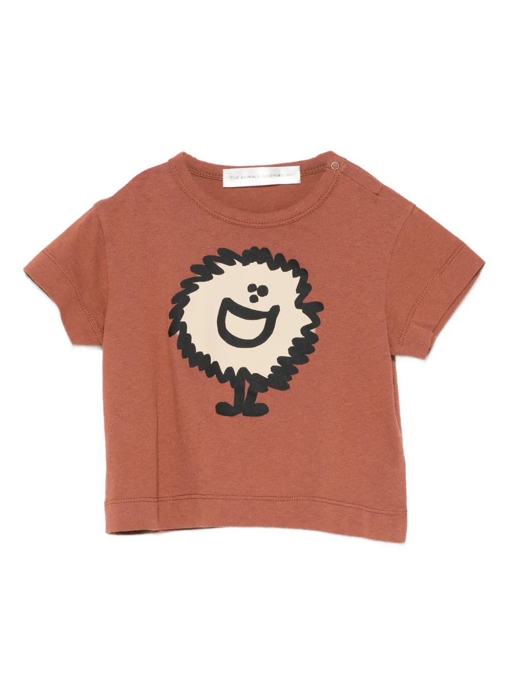 The Animals Observatory T-shirt Pangolin - Marrone