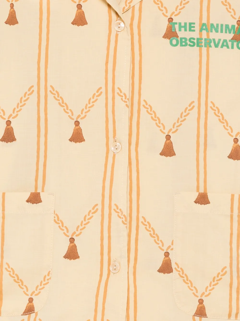  The Animals Observatory Magpie Logo-print Shorts Set - Neutrals 