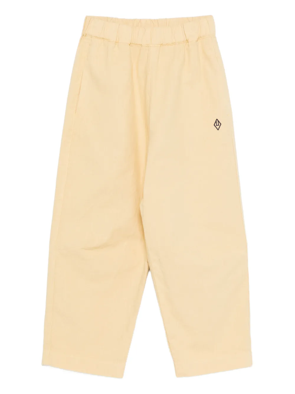The Animals Observatory logo-print trousers - Yellow