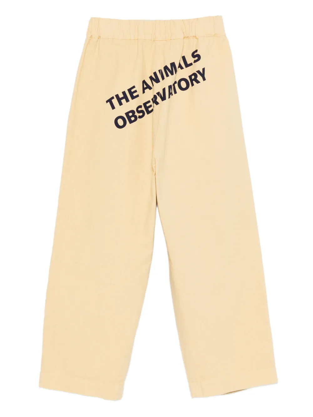  The Animals Observatory Logo-print Trousers - Yellow 