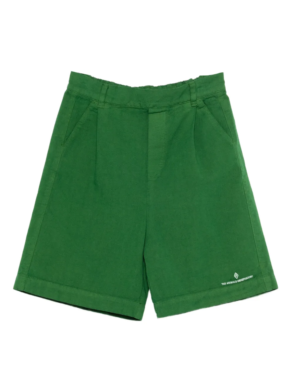 The Animals Observatory Shorts Monkey con ricamo - Verde