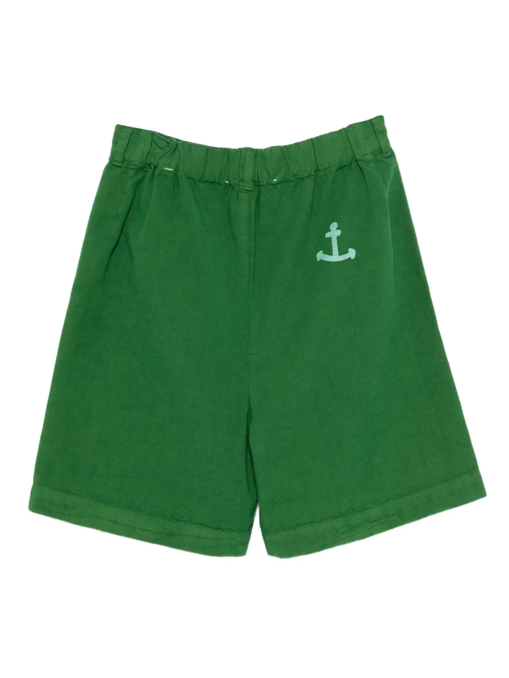 The Animals Observatory Monkey shorts met geborduurd logo Groen