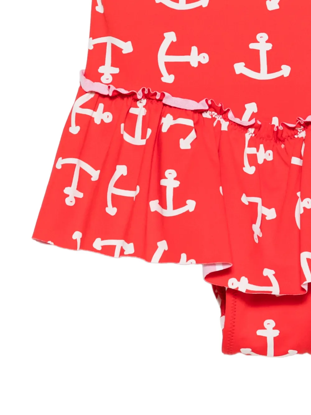  The Animals Observatory Anchor-print Swimsuit - Red 