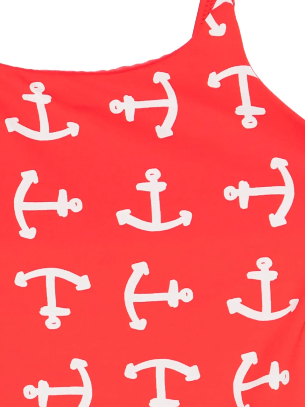  The Animals Observatory Anchor-print Swimsuit - Red 