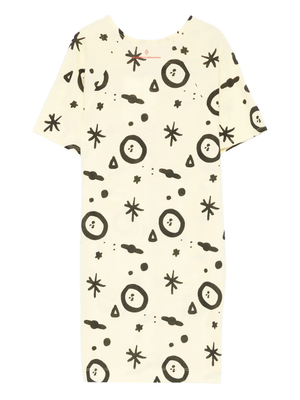  The Animals Observatory Printed Short-sleeve Dress - Yellow 