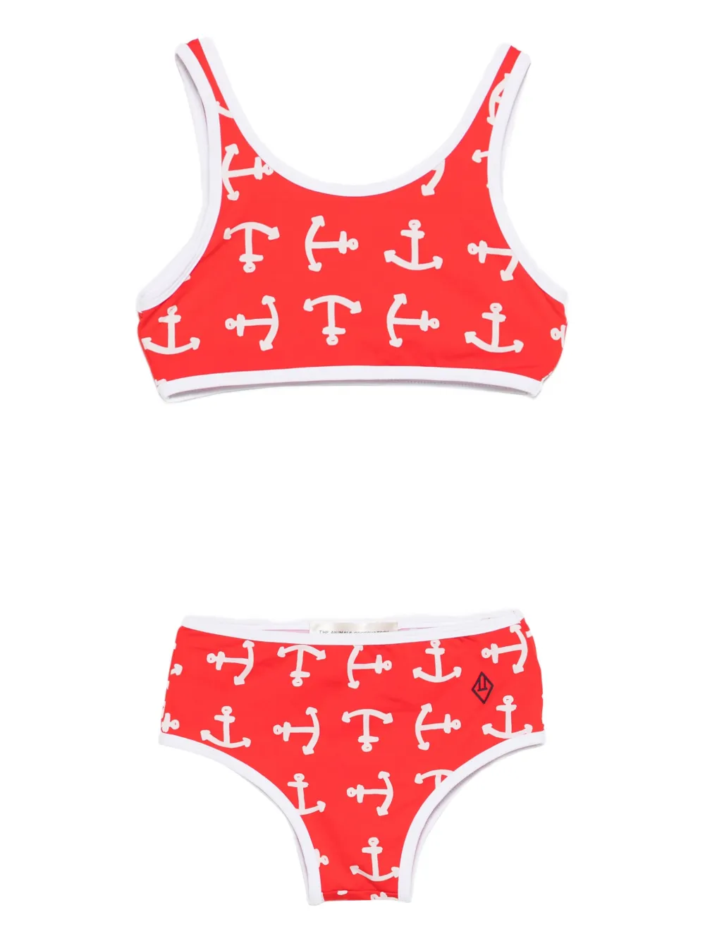 The Animals Observatory Bikini Triton con stampa - Rosso