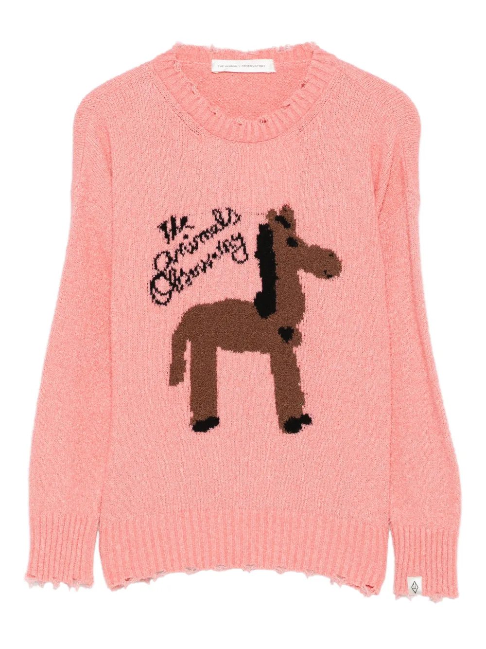 The Animals Observatory Top con stampa - Rosa