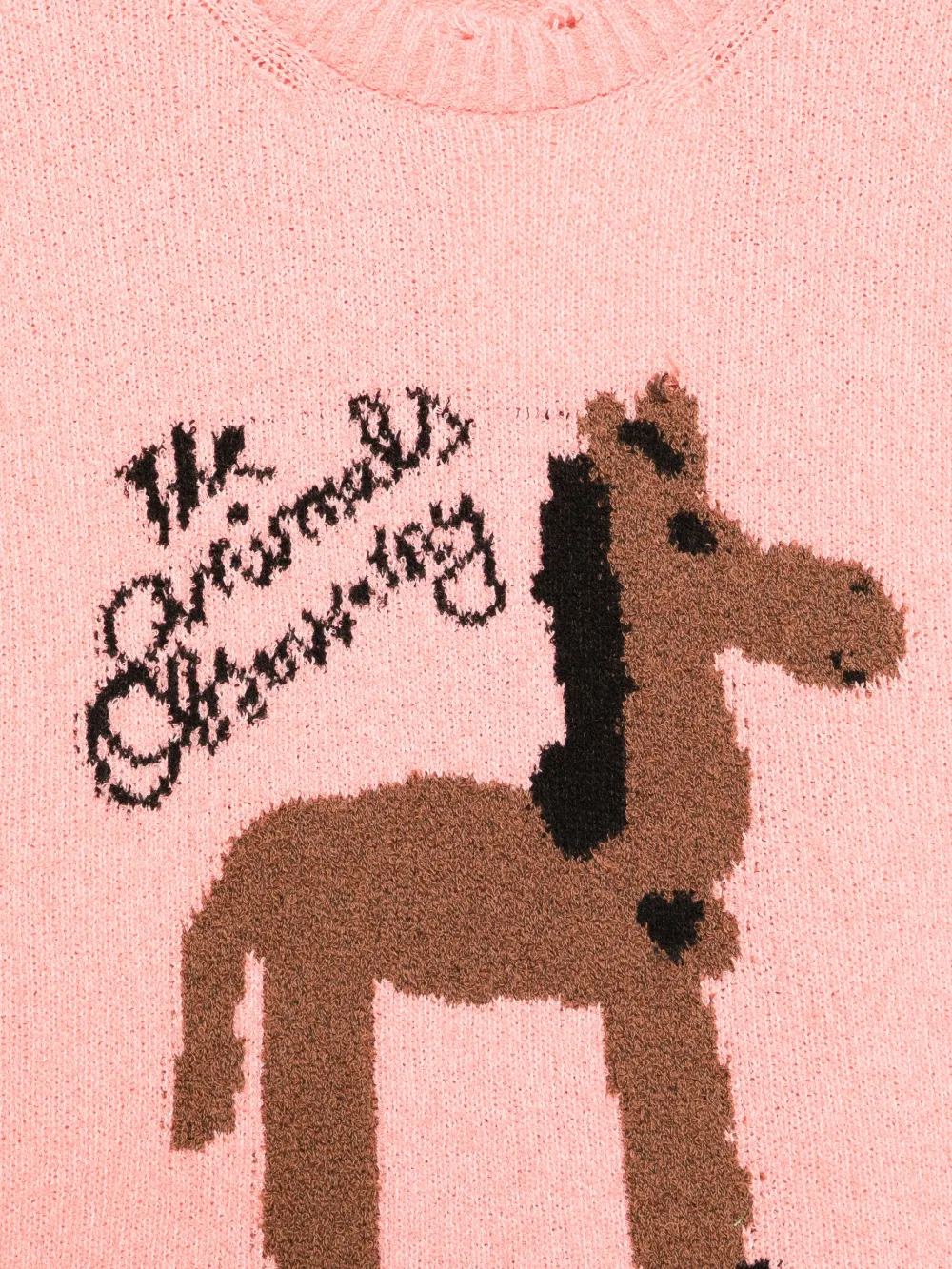  The Animals Observatory Horse Graphic Top - Pink 