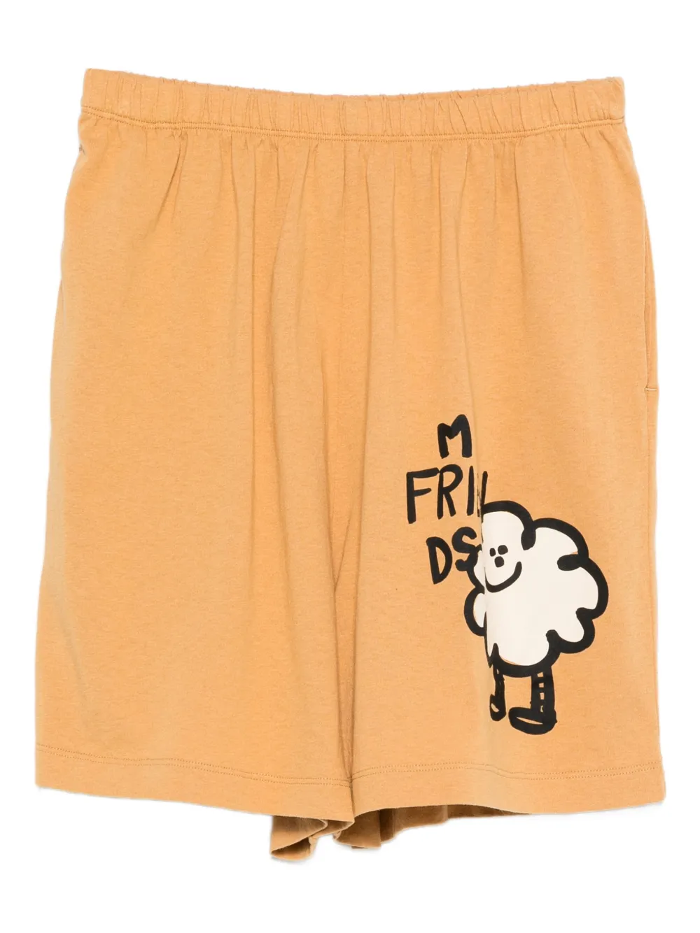 The Animals Observatory Shorts Mole con stampa grafica - Toni neutri