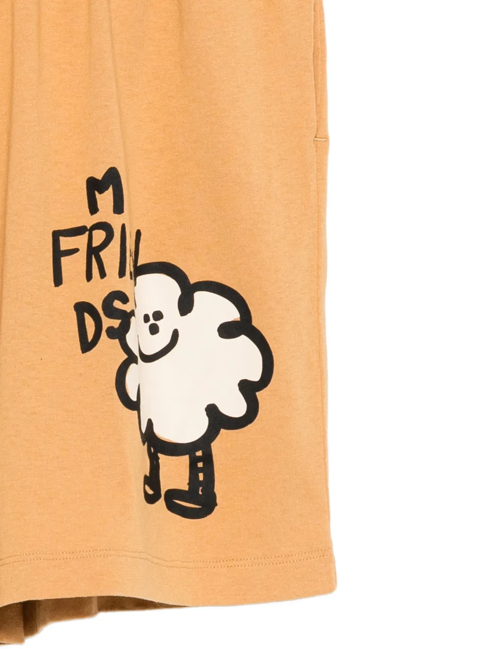 The Animals Observatory Shorts met grafische print Beige