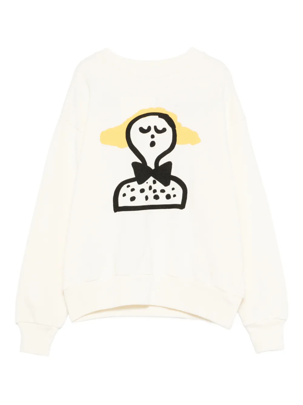 The Animals Observatory Felpa Bear con stampa - Bianco