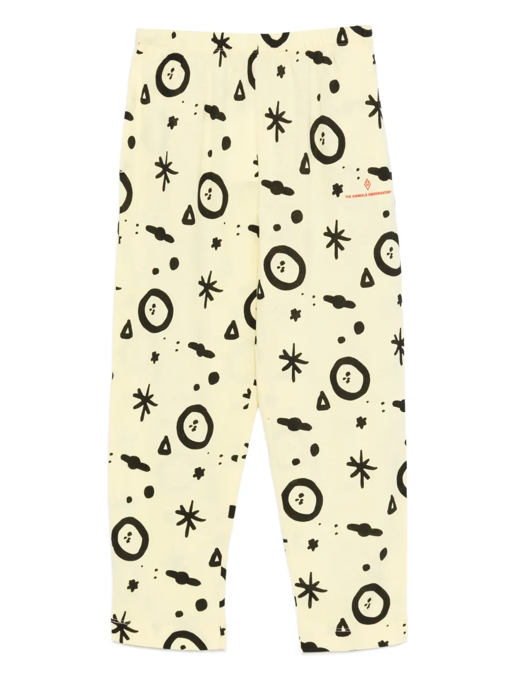 The Animals Observatory Pantaloni Camaleon con stampa - Giallo