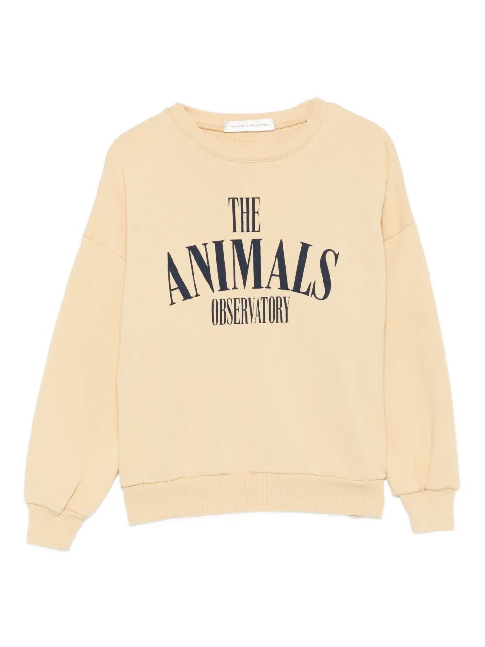 The Animals Observatory logo lettering top - Yellow