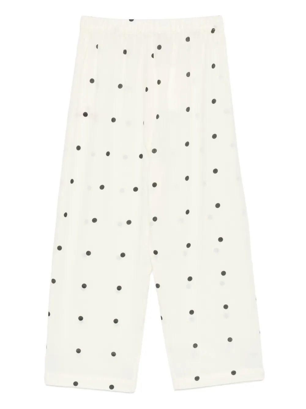  The Animals Observatory Polka Dot Logo Trousers - Neutrals 