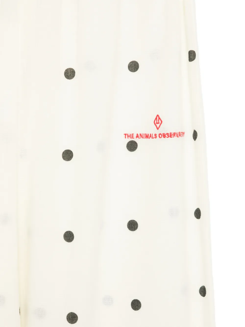  The Animals Observatory Polka Dot Logo Trousers - Neutrals 