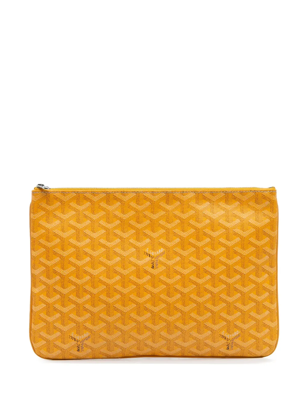 Goyard Pre-Owned 2017 Goyardine Senat MM clutch bag | Yellow | Image 1