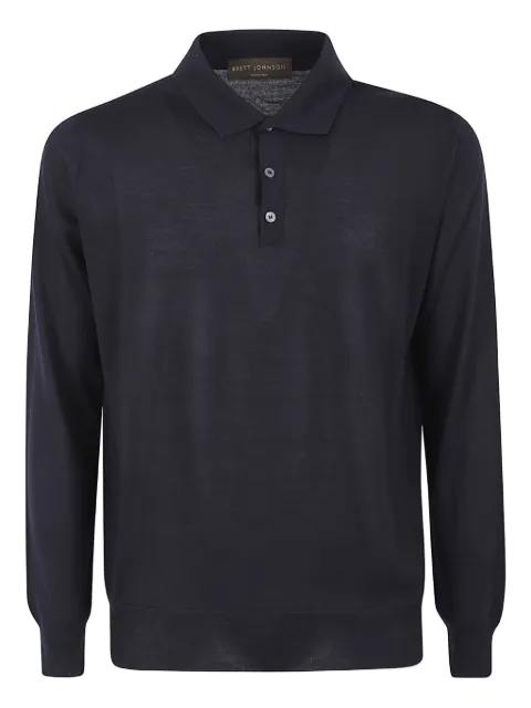 Brett Johnson cashmere polo shirt