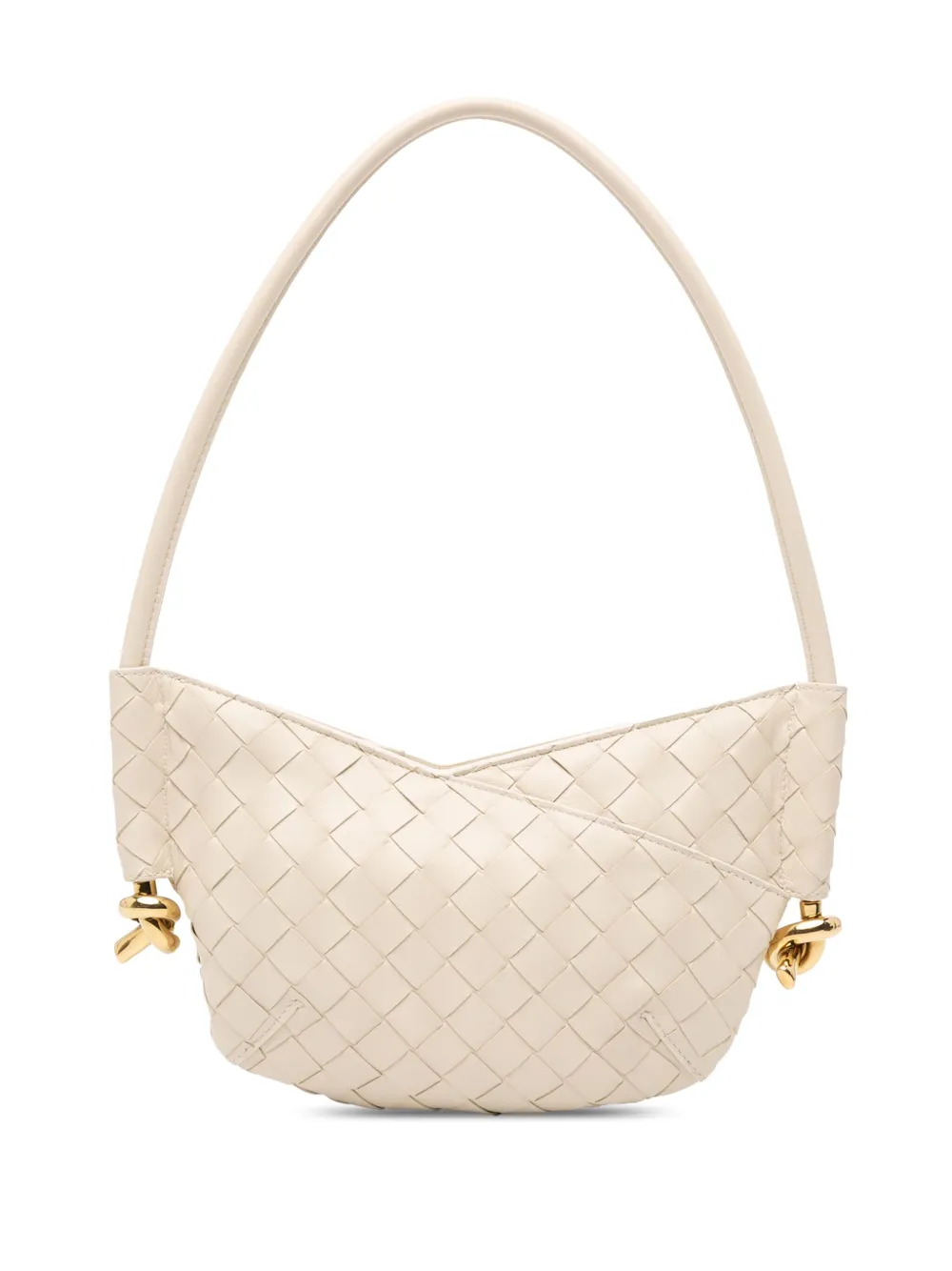 Bottega Veneta Pre-Owned 2012-2025 Baby Lambskin Intrecciato Solstice shoulder bag | White | Image 1